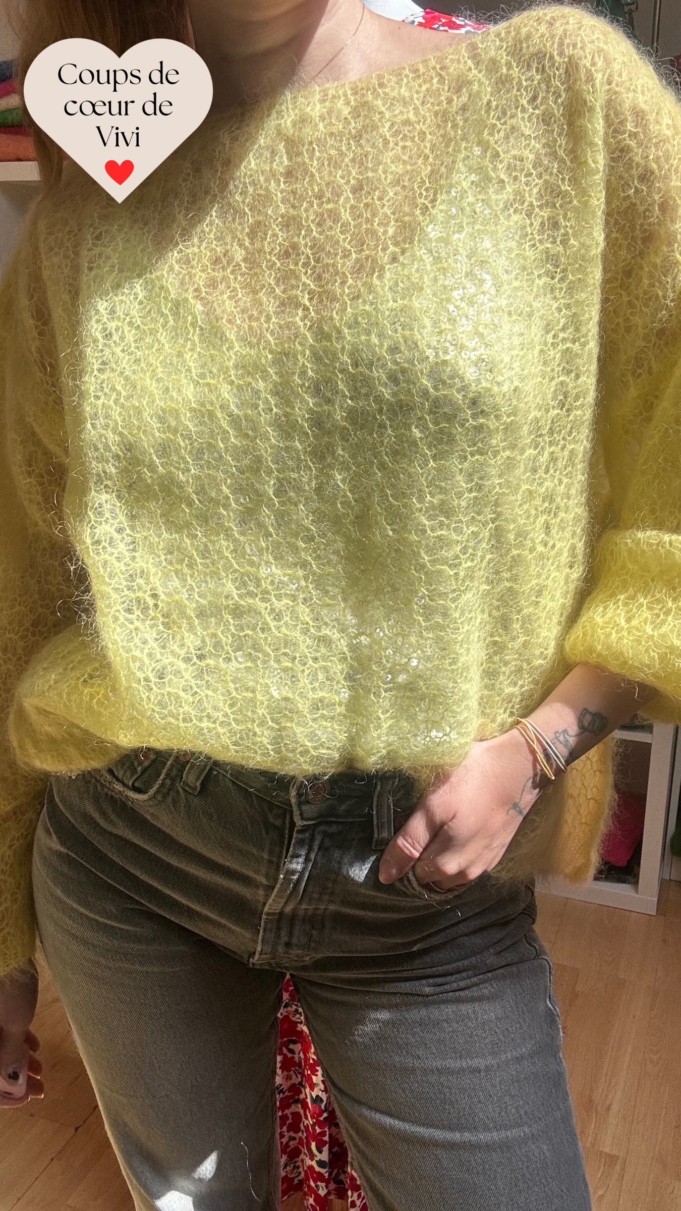 Pull Olivia - Jaune