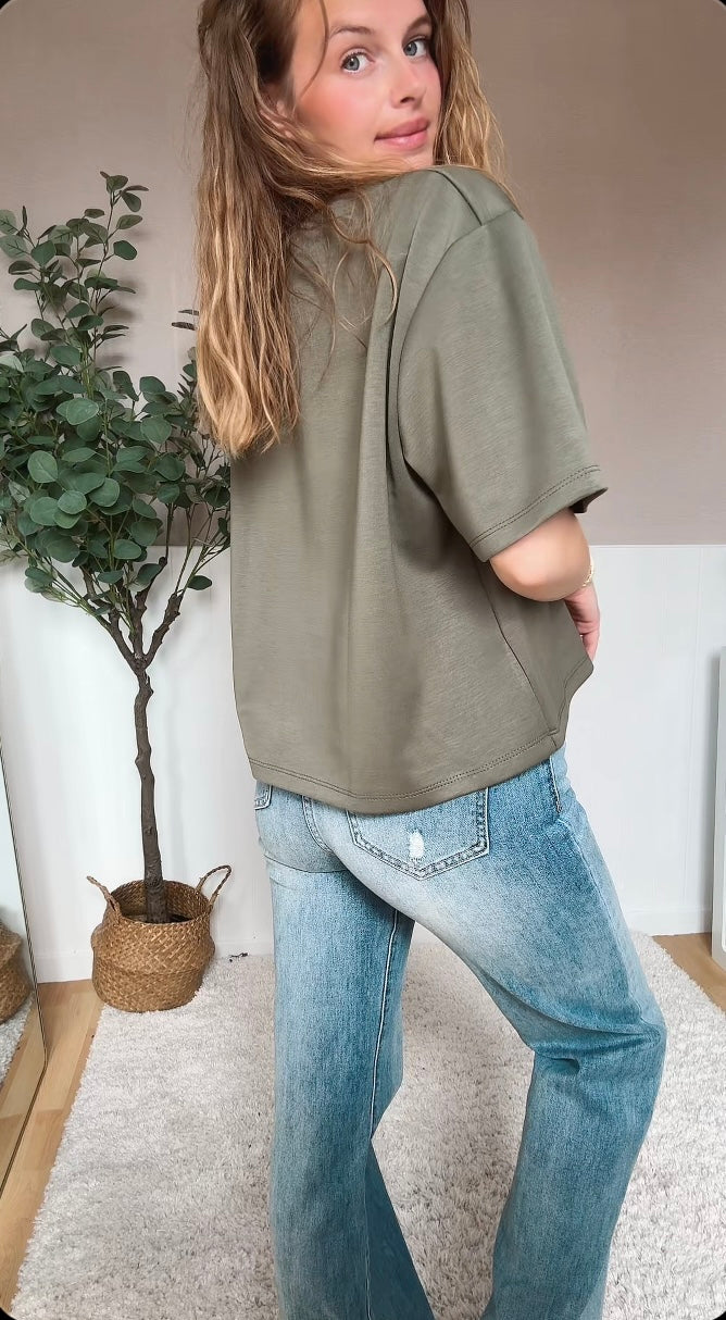 T-shirt Zoé - Kaki