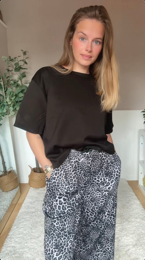 T-shirt Zoé - Noir