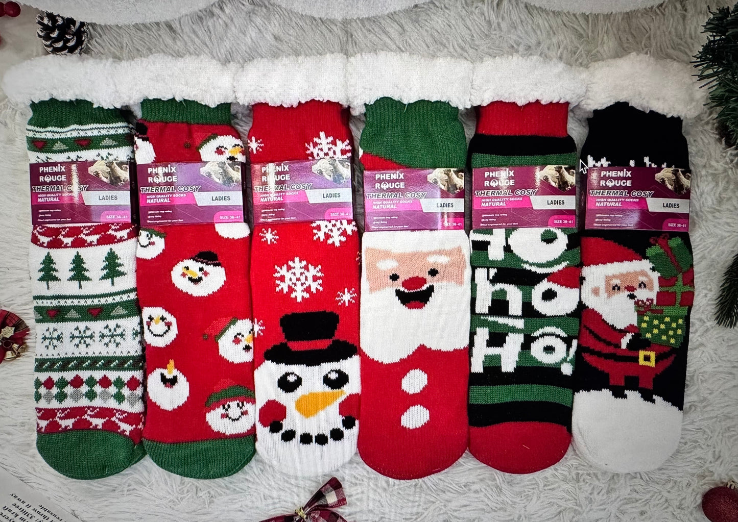 Chaussette Pilou Noel