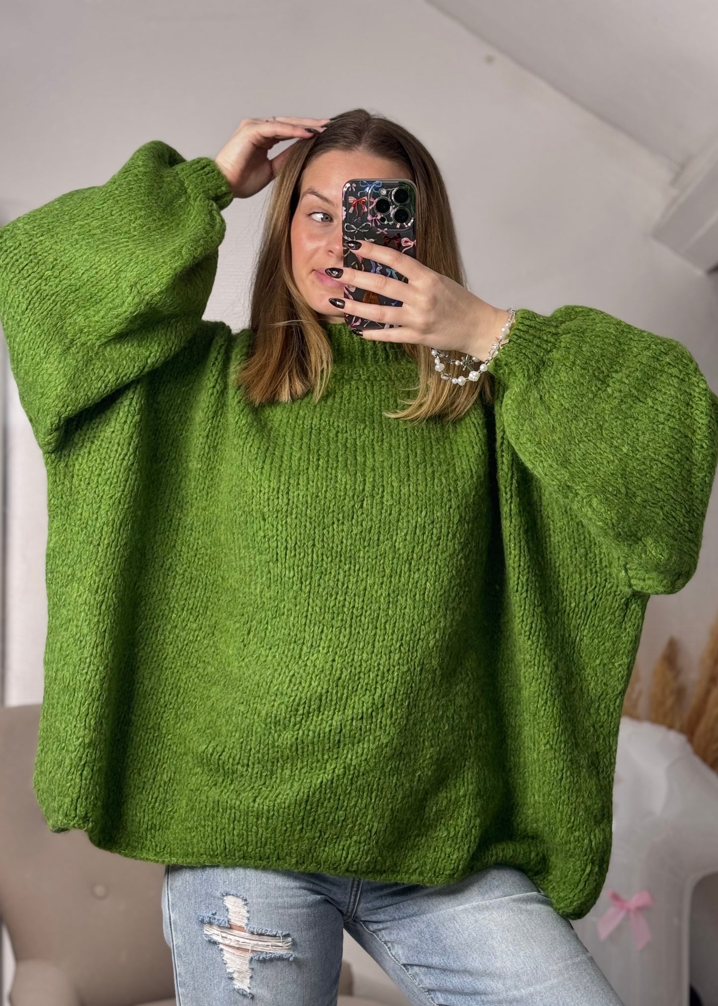 Pull Michèle - Vert Olive
