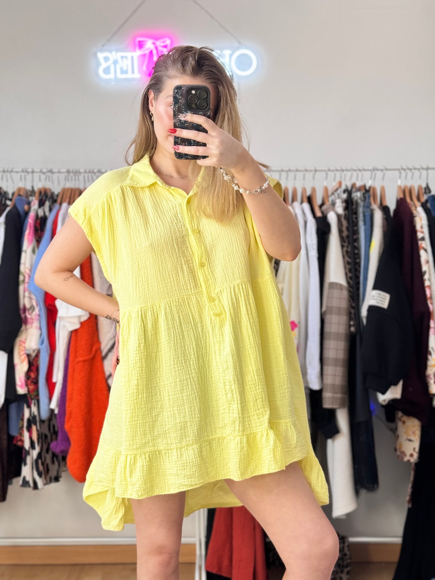 Robe Louise - Jaune