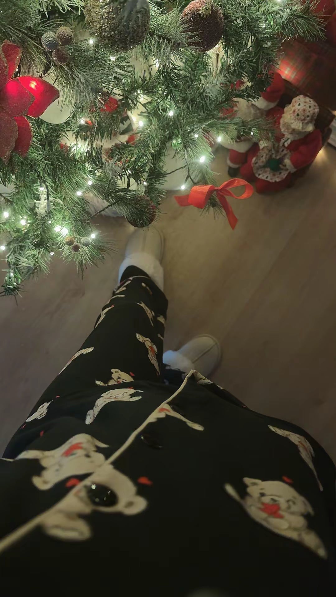 Pyjama Teddy bear - Noir