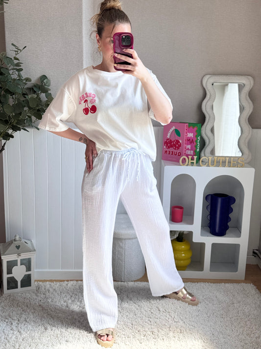 Pantalon Vanilla - Blanc