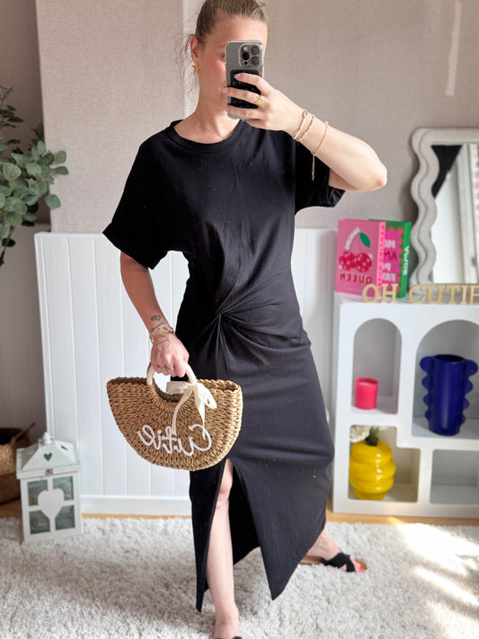 Robe T-shirt - Noir