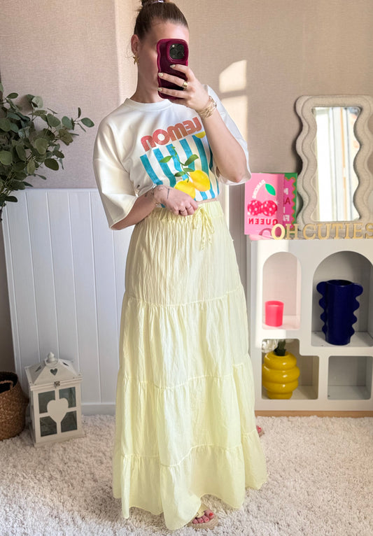 Jupe Capri - Jaune