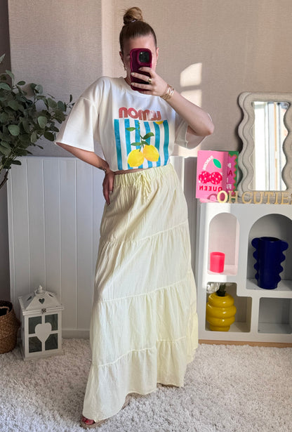 Jupe Capri - Jaune