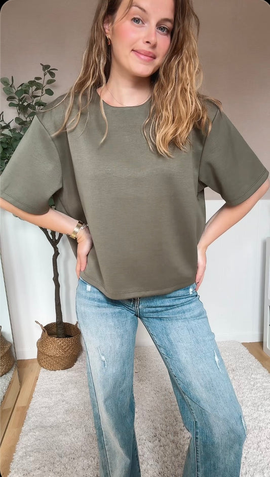 T-shirt Zoé - Kaki