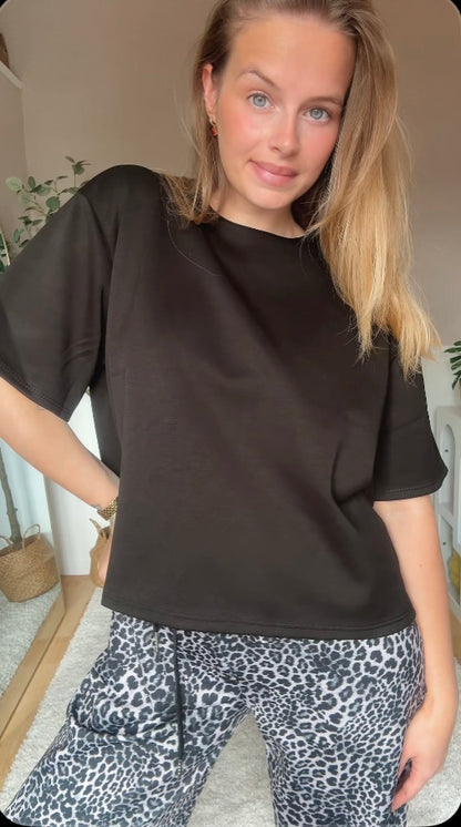 T-shirt Zoé - Noir