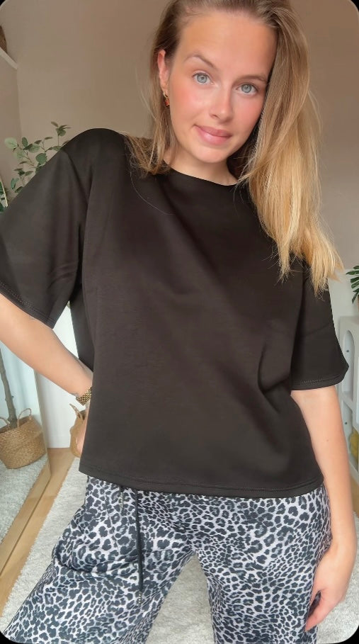 T-shirt Zoé - Noir