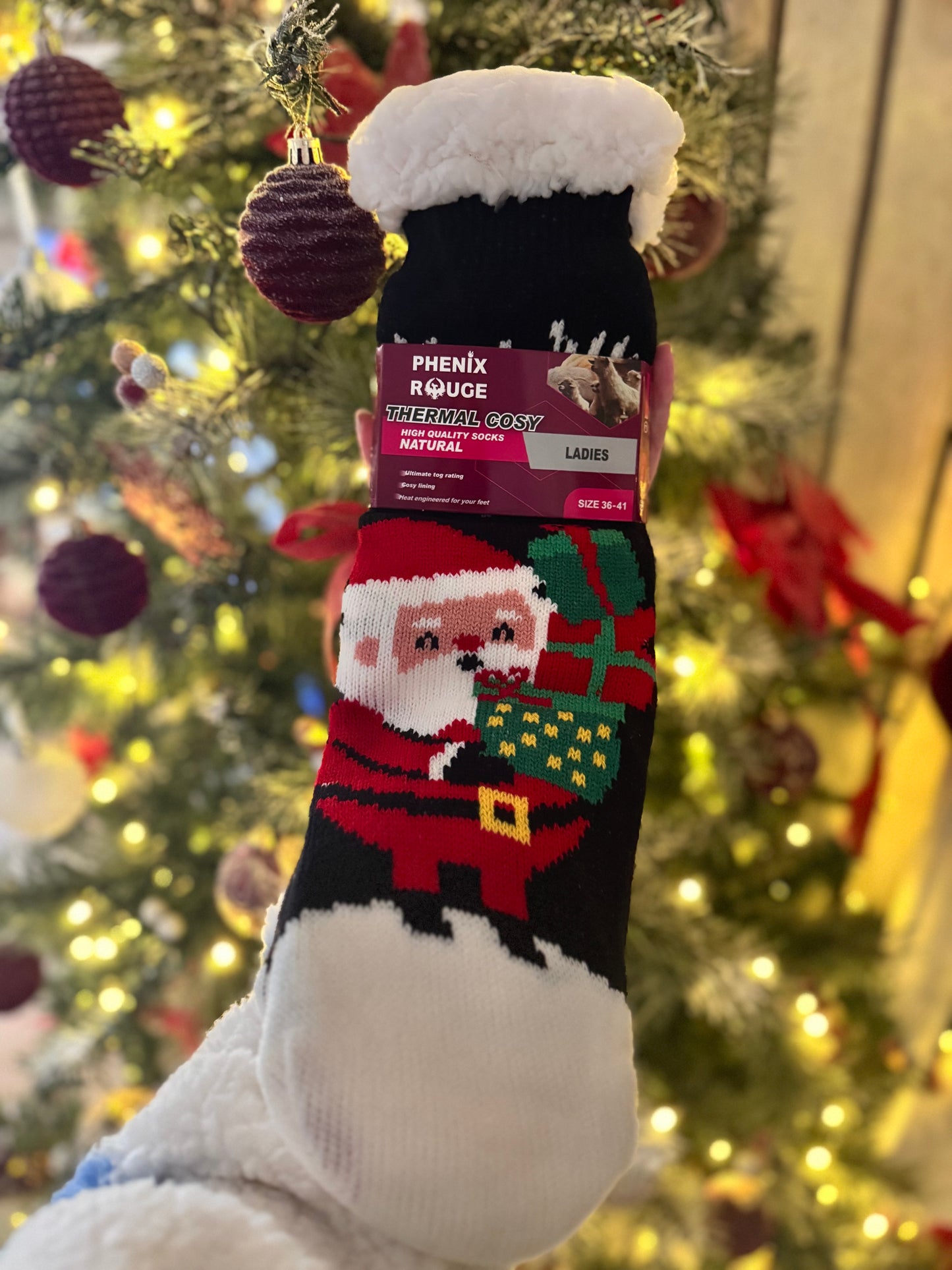 Chaussette Pilou Noel