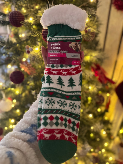 Chaussette Pilou Noel