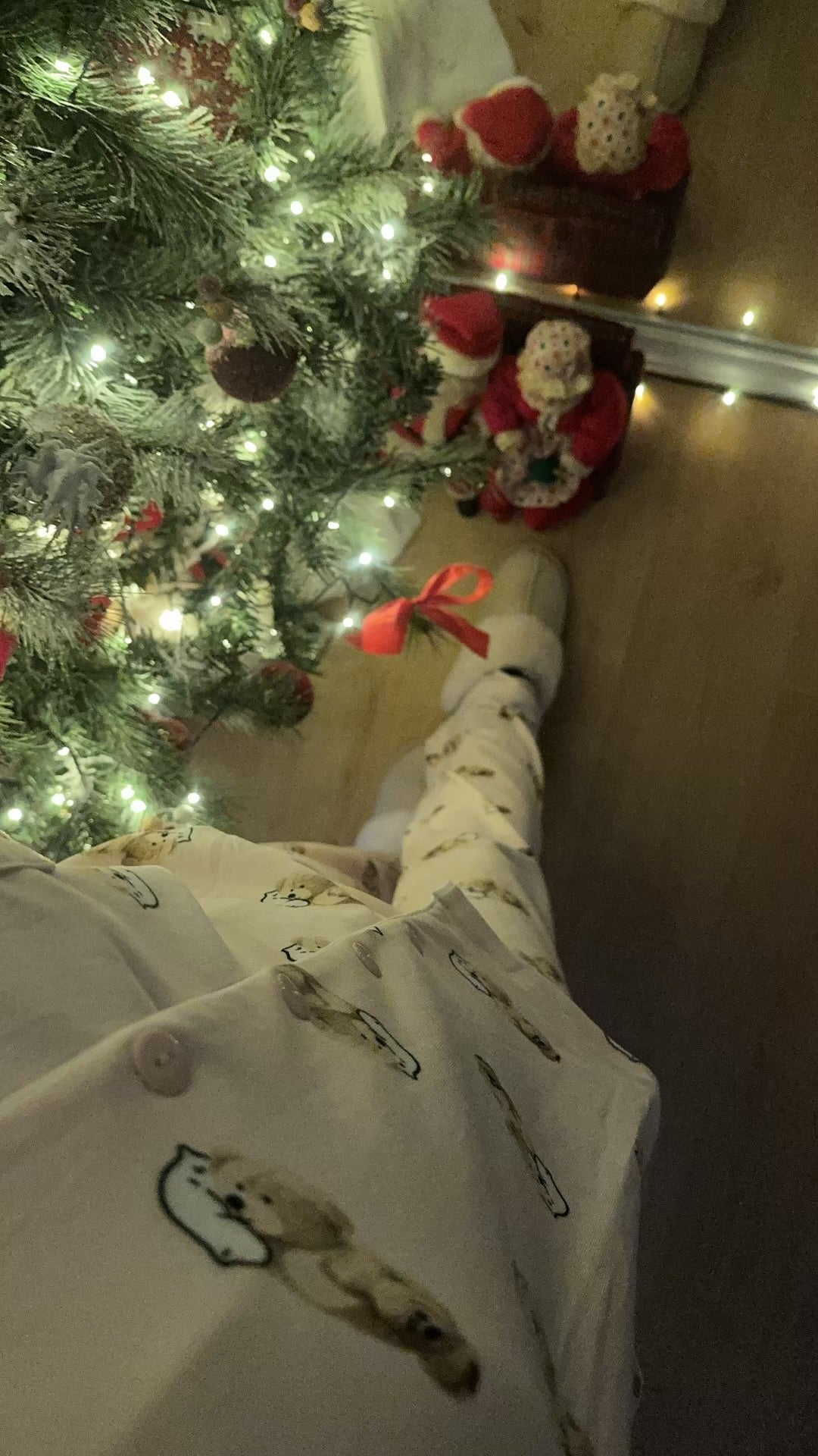 Pyjama Teddy bear - Rose