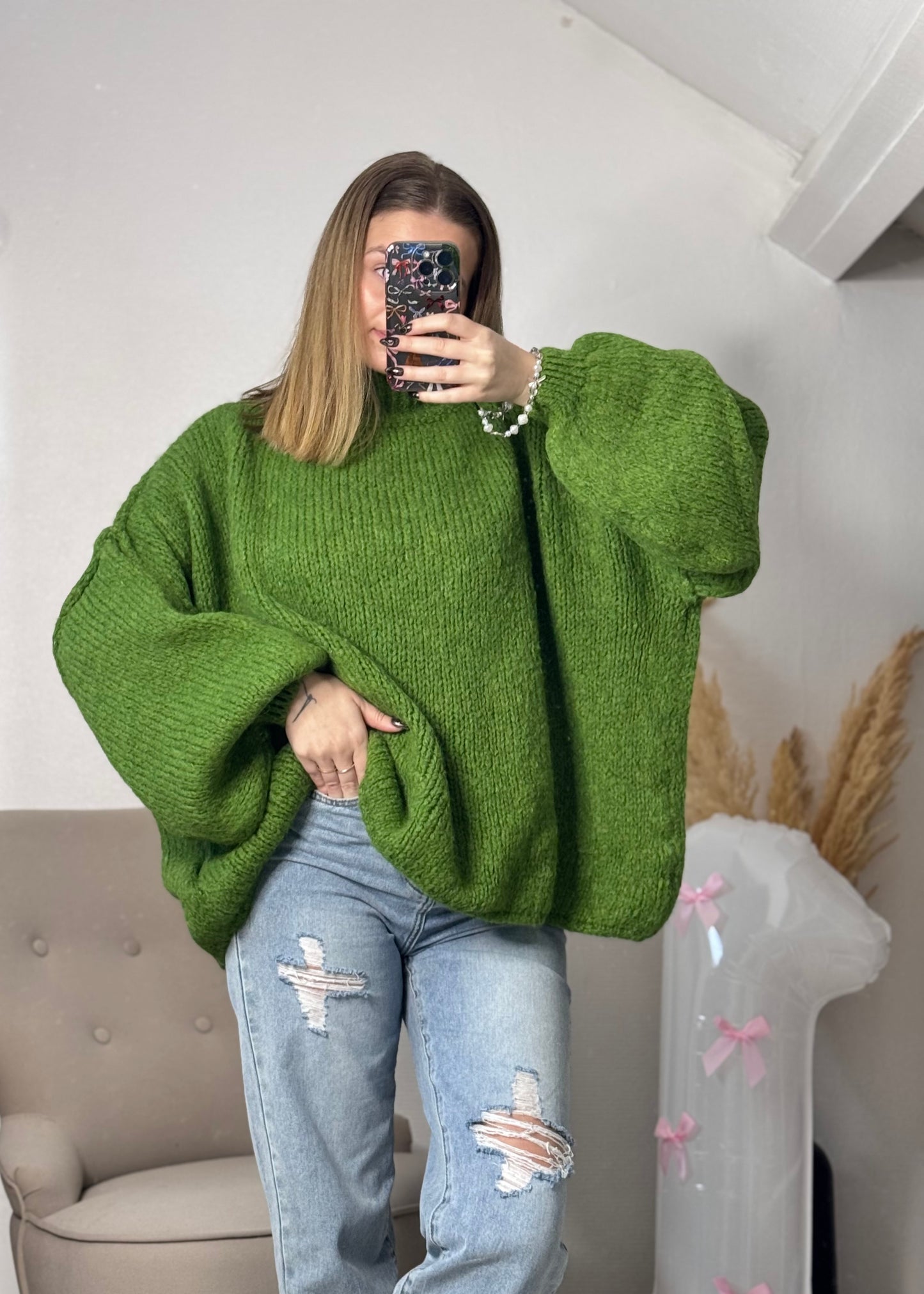 Pull Michèle - Vert Olive