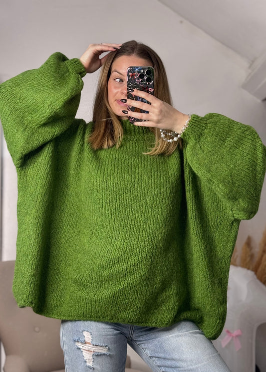 Pull Michèle - Vert Olive