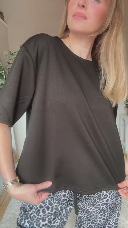 T-shirt Zoé - Noir